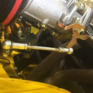 Weber throttle linkage kit, available for all DCOE carburettors.