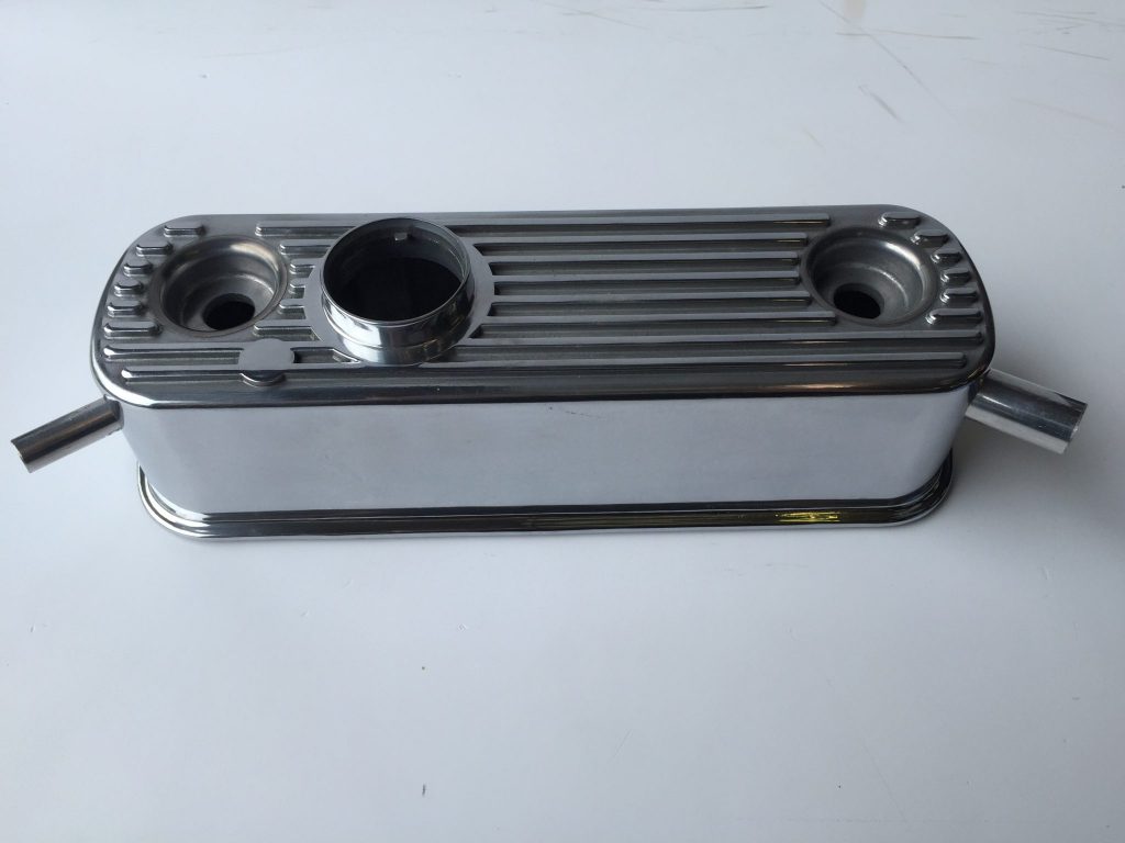 MG Midget and Austin Healey Sprite alloy rocker cover with breathers