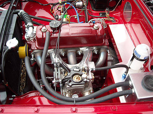 FIA MGB PME engine - Peter May Engineering